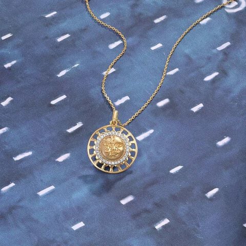 Divine Sun Radiance Diamond Pendant
