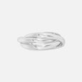 Infinity Loop Silver Finger Ring,,hi-res view 4