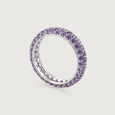 Amethyst Twilight Silver Finger Ring,,hi-res view 2