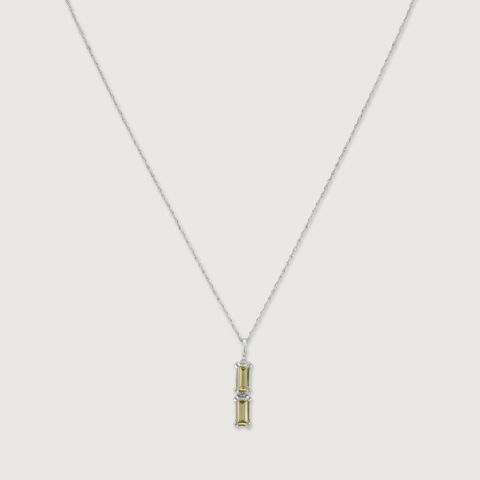 Radiant Charm Silver Necklace