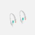 Pastel Pop Silver Toe Rings,,hi-res view 3