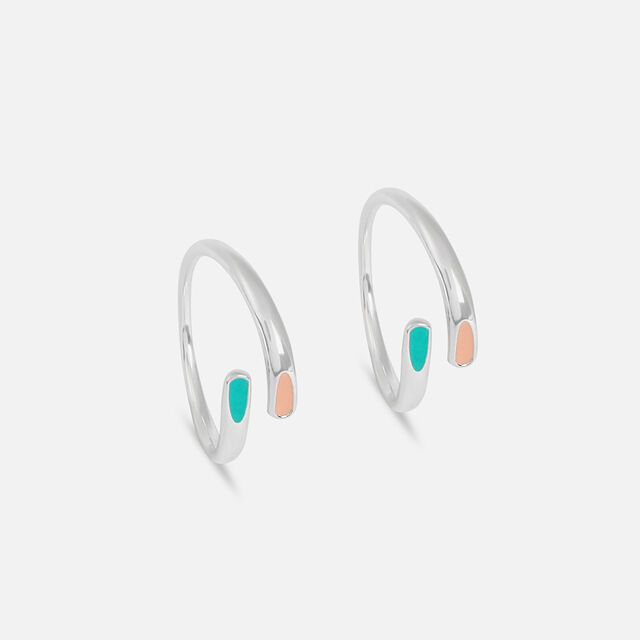 Pastel Pop Silver Toe Rings,,hi-res image number null