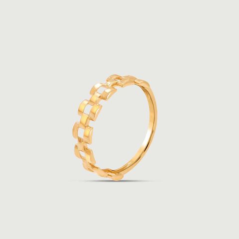 Urban Matrix Gold Ring
