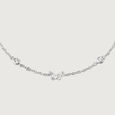 Butterfly Bliss Silver Anklet for Women,,hi-res view 3