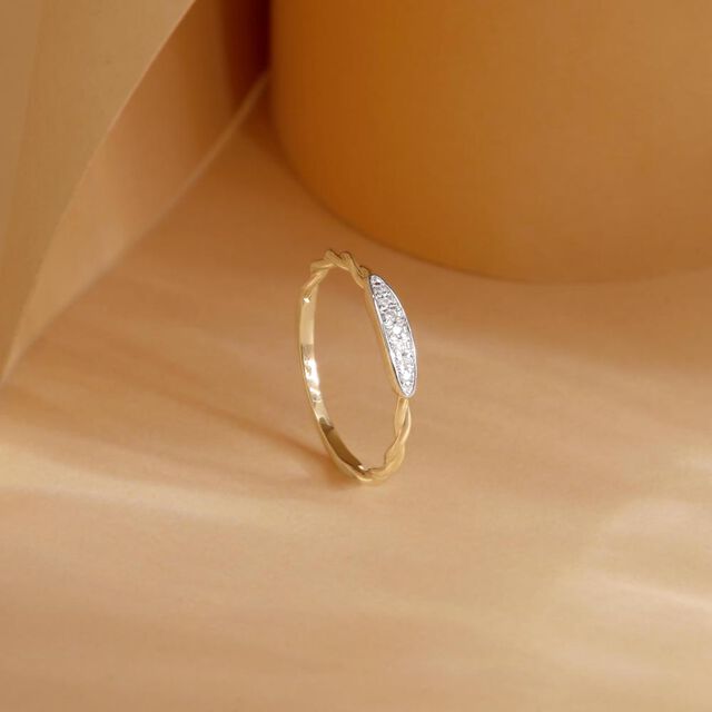 Twist Halo Diamond Ring,,hi-res image number null