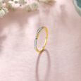 Elegance Twine 14KT Gold & Diamond Ring,,hi-res view 1