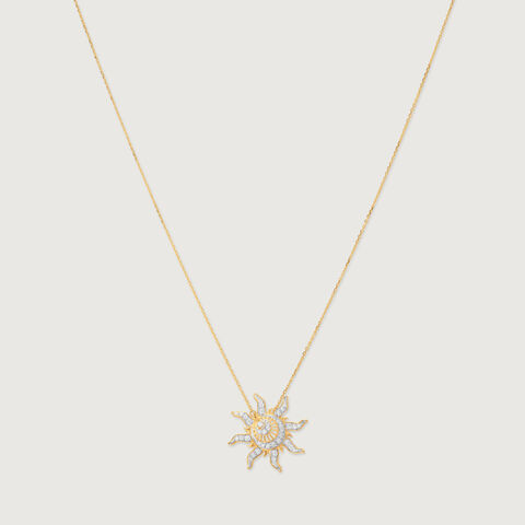 Solar Radiance Diamond Necklace