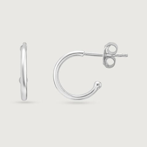 Sunny Spin Silver Drop Earrings