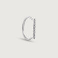 Sparkling Sleek Gold & Diamond Finger Ring,,hi-res view 4