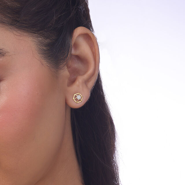 Hive Spark Diamond Stud Earrings,,hi-res image number null