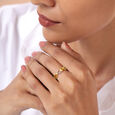 Hexagonal Harmony 18KT Finger Ring,,hi-res view 2