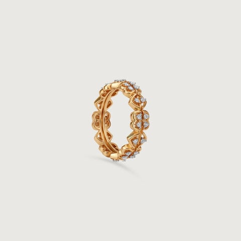 Love Luck Diamond & Gold Ring