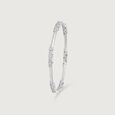 Intricate Patterned Silver Bangle,,hi-res view 4
