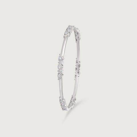 Intricate Patterned Silver Bangle