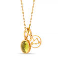 14KT Leo Birthstone Pendant,,hi-res view 3
