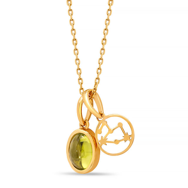 14KT Leo Birthstone Pendant,,hi-res image number null