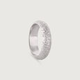 Chunky Textured Silver Ring,,hi-res view 3