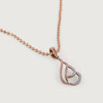 Graceful Charm Gold & Diamond Pendant,,hi-res view 4