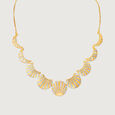 Golden Ray Diamond Necklace,,hi-res view 4
