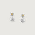 Cheerful Hex Silver Drop Earrings,,hi-res view 3