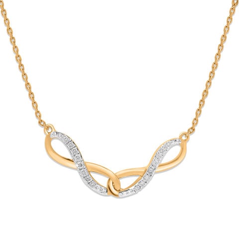 14KT Hypnotizing Diamond Mangalsutra