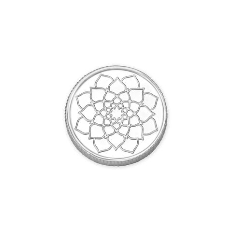 25 GM 999 Brilliant Lotus Silver Coin