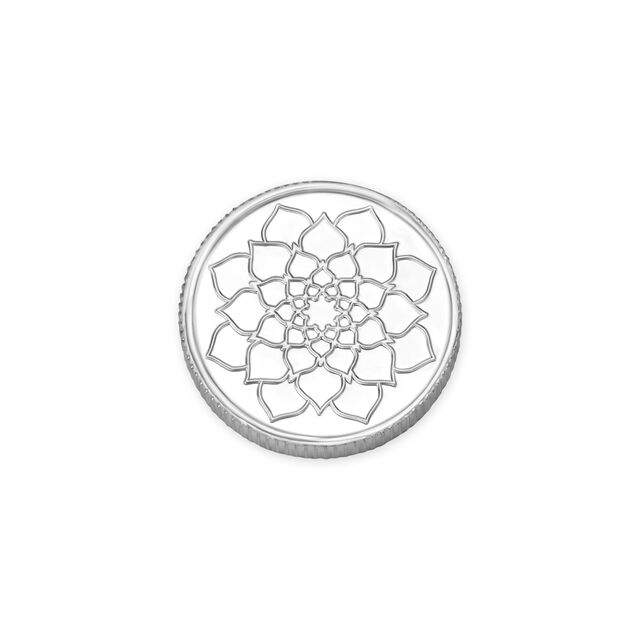 25 GM 999 Brilliant Lotus Silver Coin,,hi-res image number null