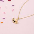Little Bee Gold Pendant,,hi-res view 1