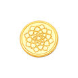1 GM 22 Karat Stunning Lotus Gold  Coin,,hi-res view 3
