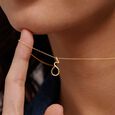 Serene Loop Gold Necklace,,hi-res view 2