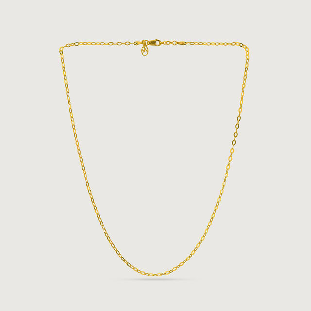 Classic Rolo Link Gold Chain,,hi-res image number null
