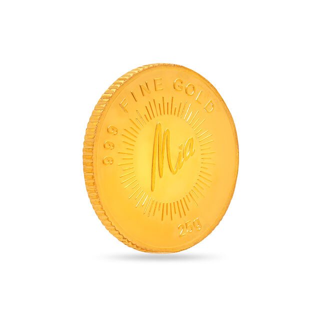 25 GM 24 Karat Lotus Gold Coin,,hi-res view 3
