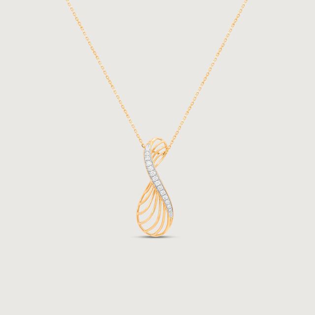 Lustrous Line Diamond Necklace,,hi-res image number null
