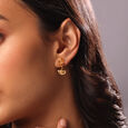 Soulful Enchantment 22KT Gold Drop Earrings,,hi-res view 2