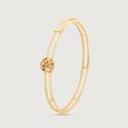 Om Aura Gold Bangle,,hi-res view 4