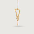 Starlight Sonata 14 kt Diamond Pendant,,hi-res view 4