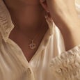 Luminous Initial Diamond Pendant,,hi-res view 2