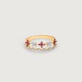 Rosette Rhythm Diamond Ring,,hi-res view 3