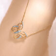 Cupid Edit 14KT Yellow & White Gold Diamond Necklace,,hi-res view 1