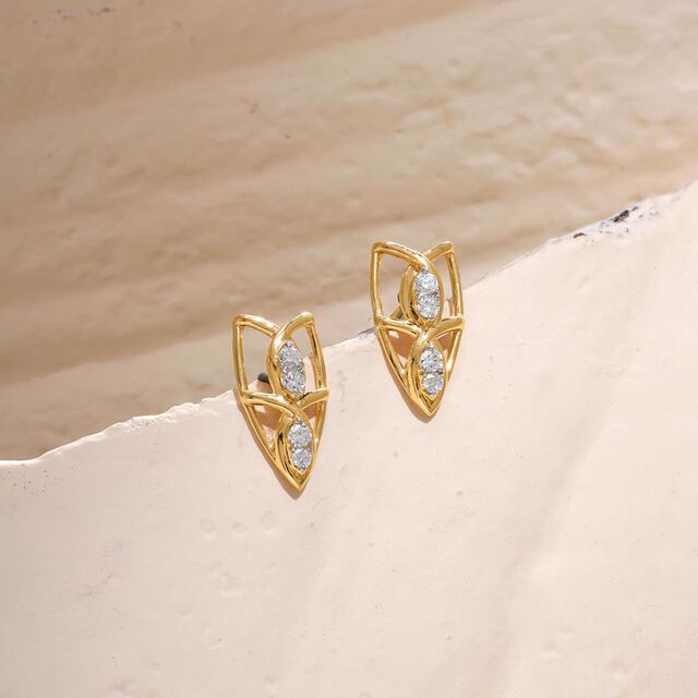 Elegant Marquise Diamond Stud Earrings,,hi-res image number null
