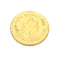 1 GM 24 Karat Traditional Mango Leaf Gold Coin,,hi-res view 3
