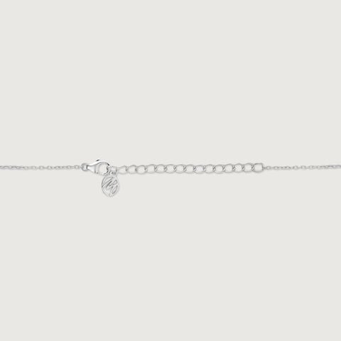 Sleek Geometric Silver Necklace