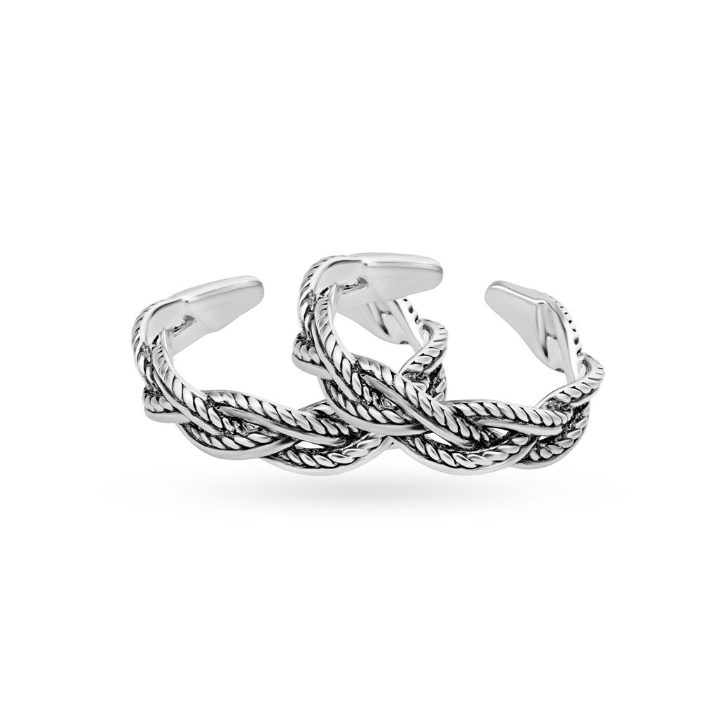 Silver bichhiya online shopping deals