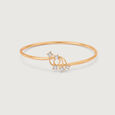 Twinkling Stars 14KT Diamond Bangle,,hi-res view 3