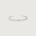 Misty Glow Silver Bangle,,hi-res view 3