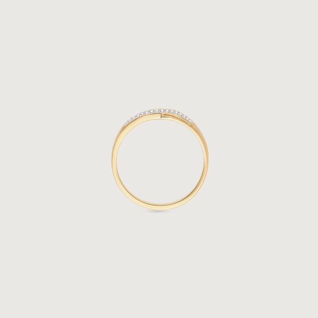 Sculpted Wave Diamond Ring,,hi-res image number null