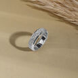 Rugged Gleam Silver Ring,,hi-res view 1