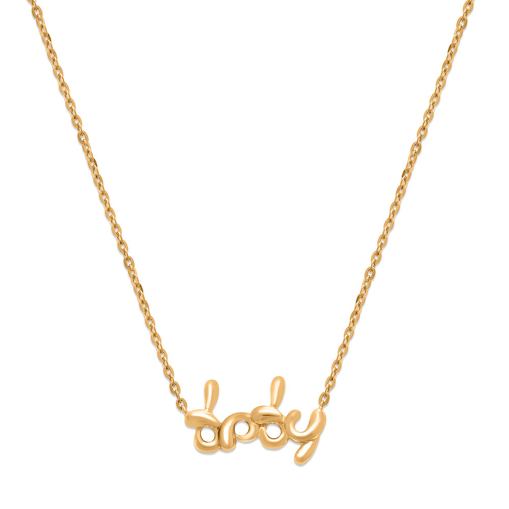 Baby top gold necklace