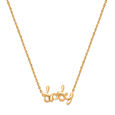 Mamma Mia 14 KT Yellow Gold Baby Necklace,,hi-res view 1