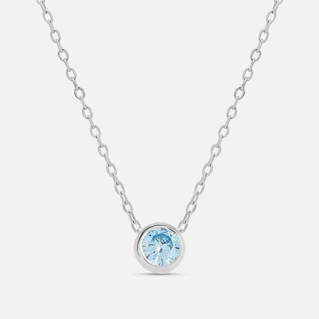 Breezy Blue Silver Necklace,,hi-res image number null